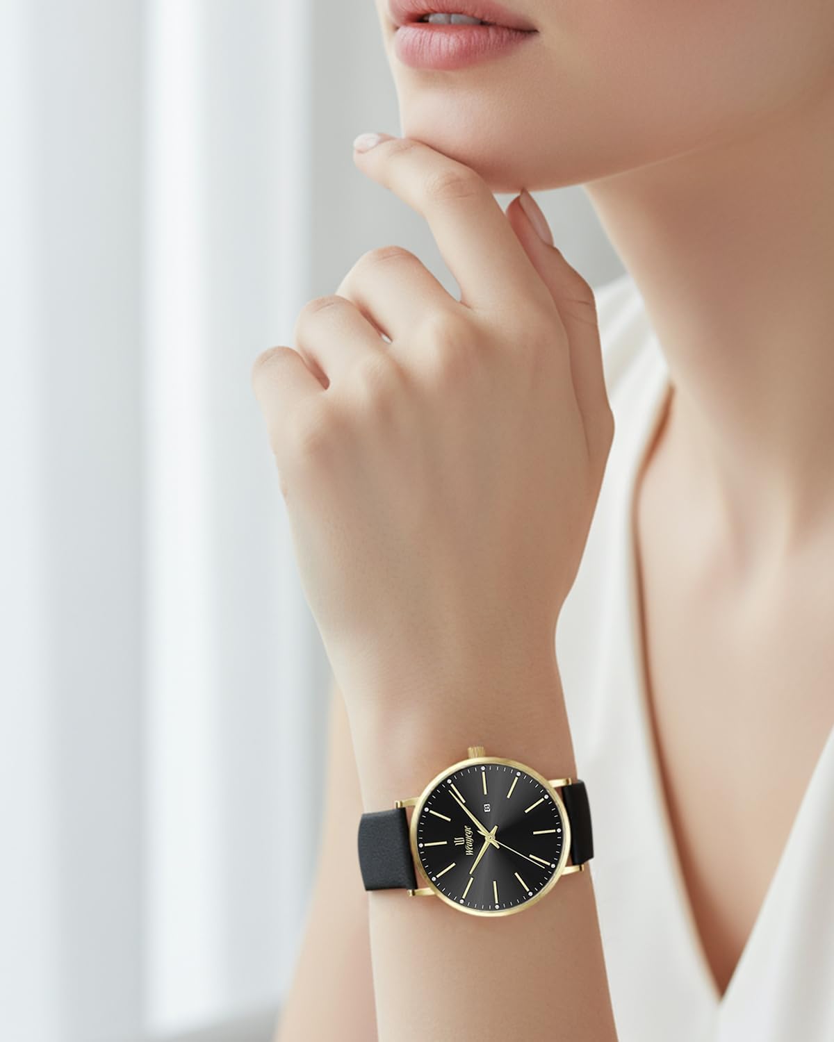 Women's Calendar Fashion Waterproof Watch Japanese Quartz Movement Watch - Image 7