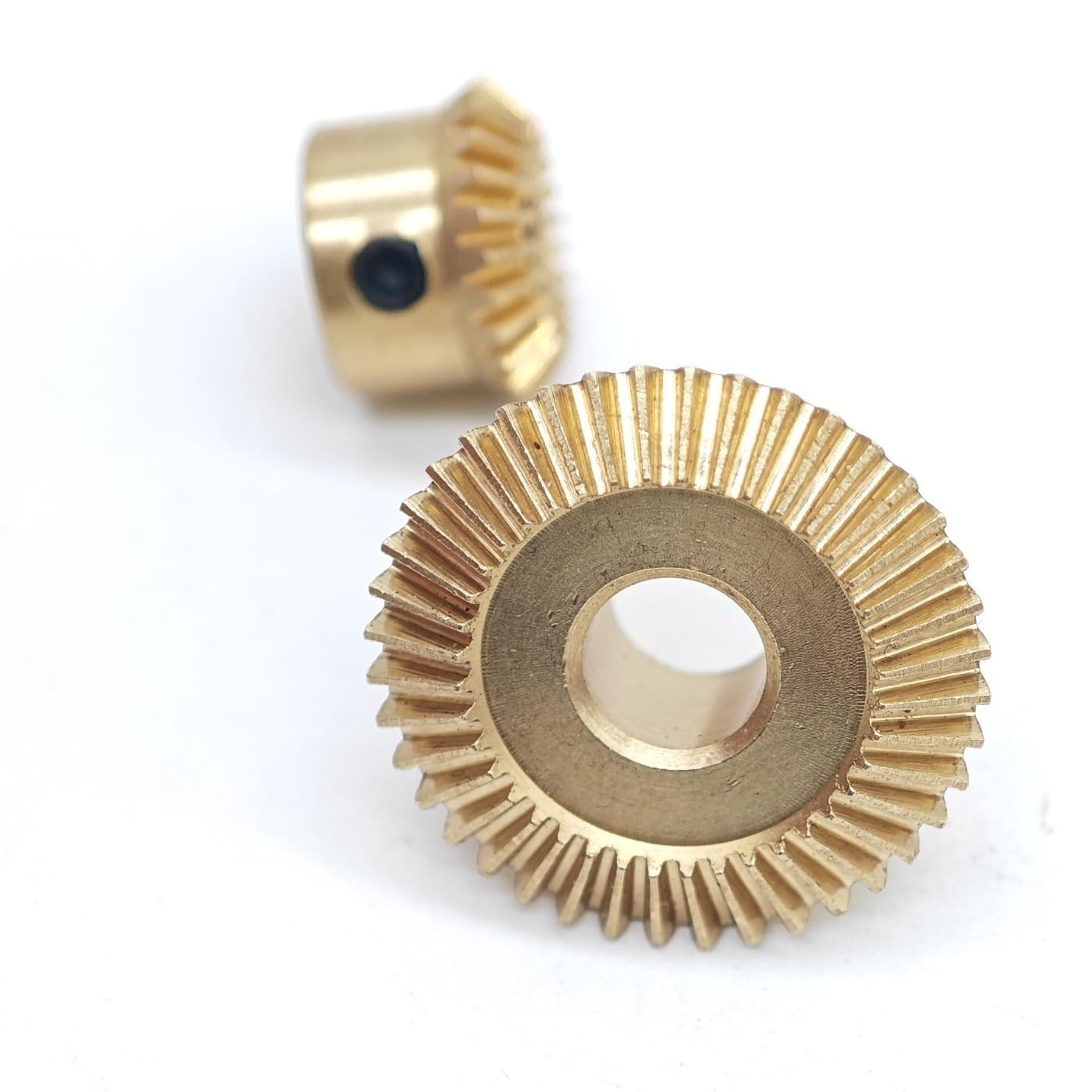 0.5 Module 20 Teeth 60 Teeth 1:3 Transmission Bevel Gear 90 Degree Meshing Copper Tapered Bevel Gear 0.5M 20T 60T Industry