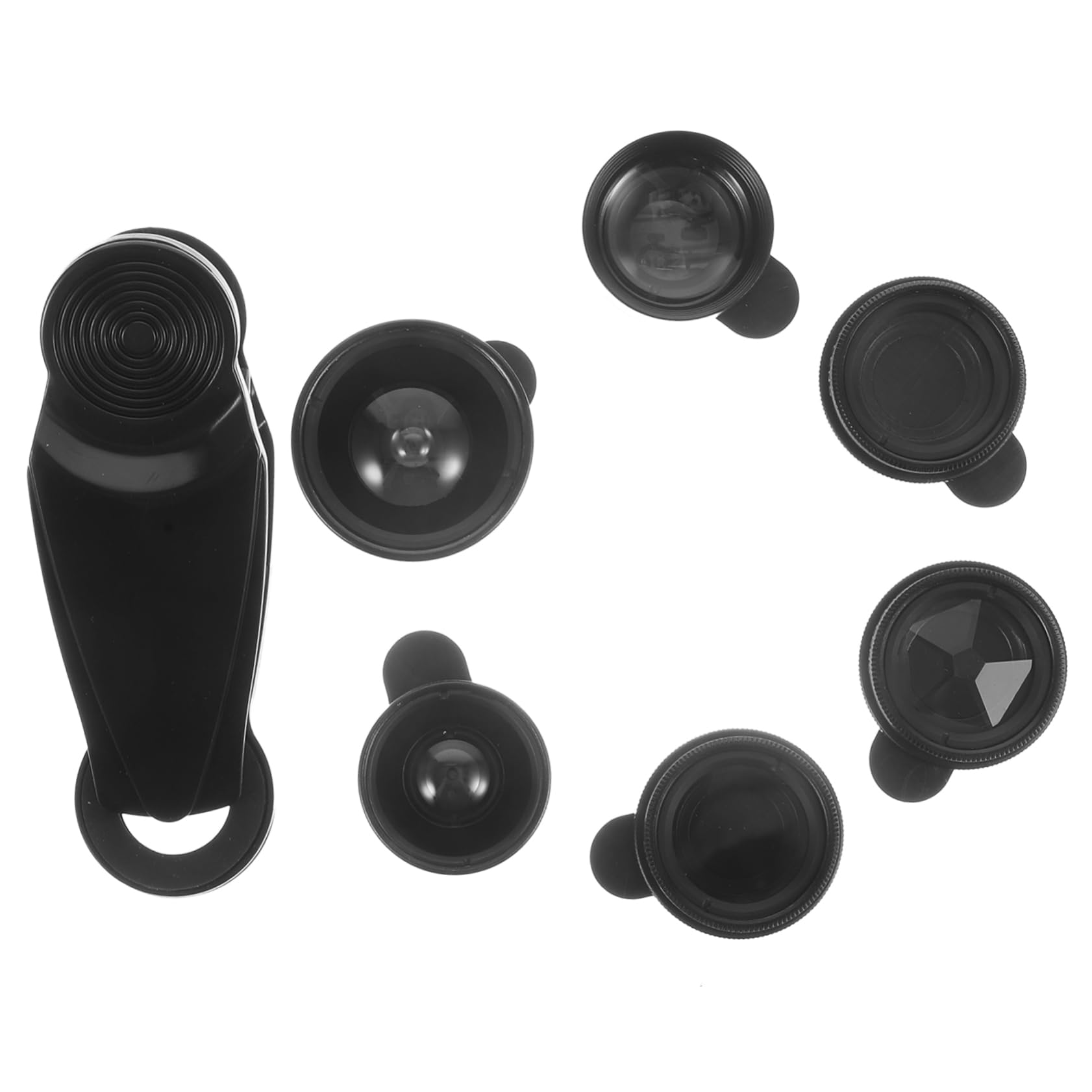 HOMSFOU Phone Lens Set Telephoto Wide Angle Macro and More Mobile Camera Lens Kit for Smartphones Enhance Your Photography Skills