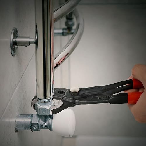 Miniatura 6 de Juego de 3 alicates para juntas de ranura, alicates ajustables para bomba de agua, alicates de lengüeta y ranura de mandíbula en V, 7 pulgadas, 10