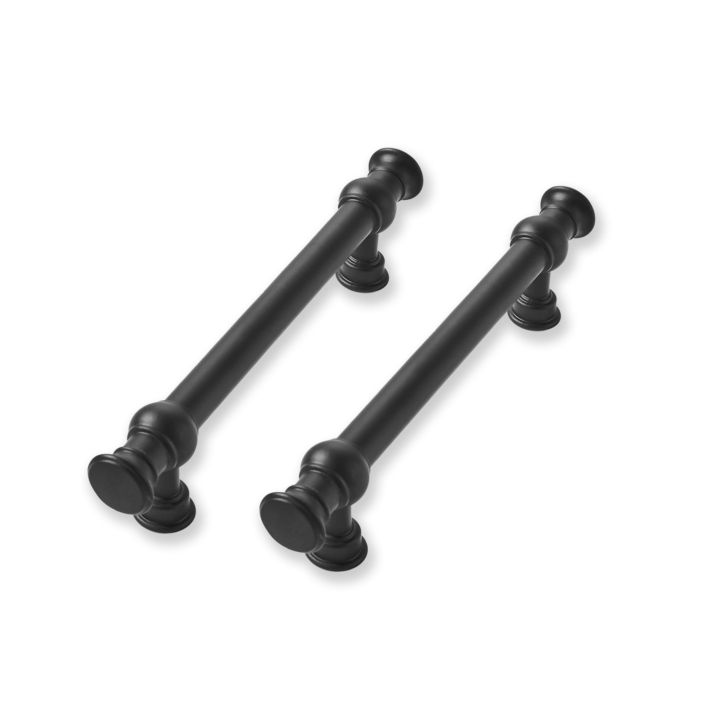 Schrankgriffe, 8,9 cm, Lochmitte, mattschwarz, robust, geeignet für Schränke, Kommoden, Küchen und Badezimmerschränke, 10 Stück