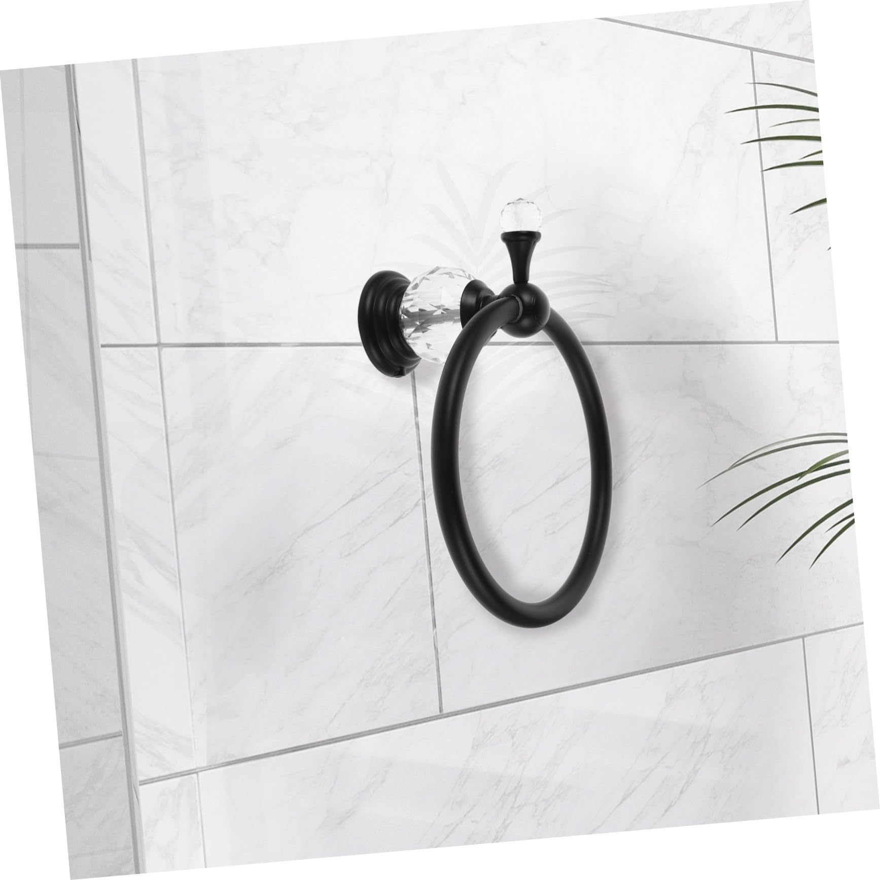 Toallero De Aro: Toallero Grueso para Baño. Moderno Colgador Redondo De Pared para Baño, Cocina Y Accesorios.