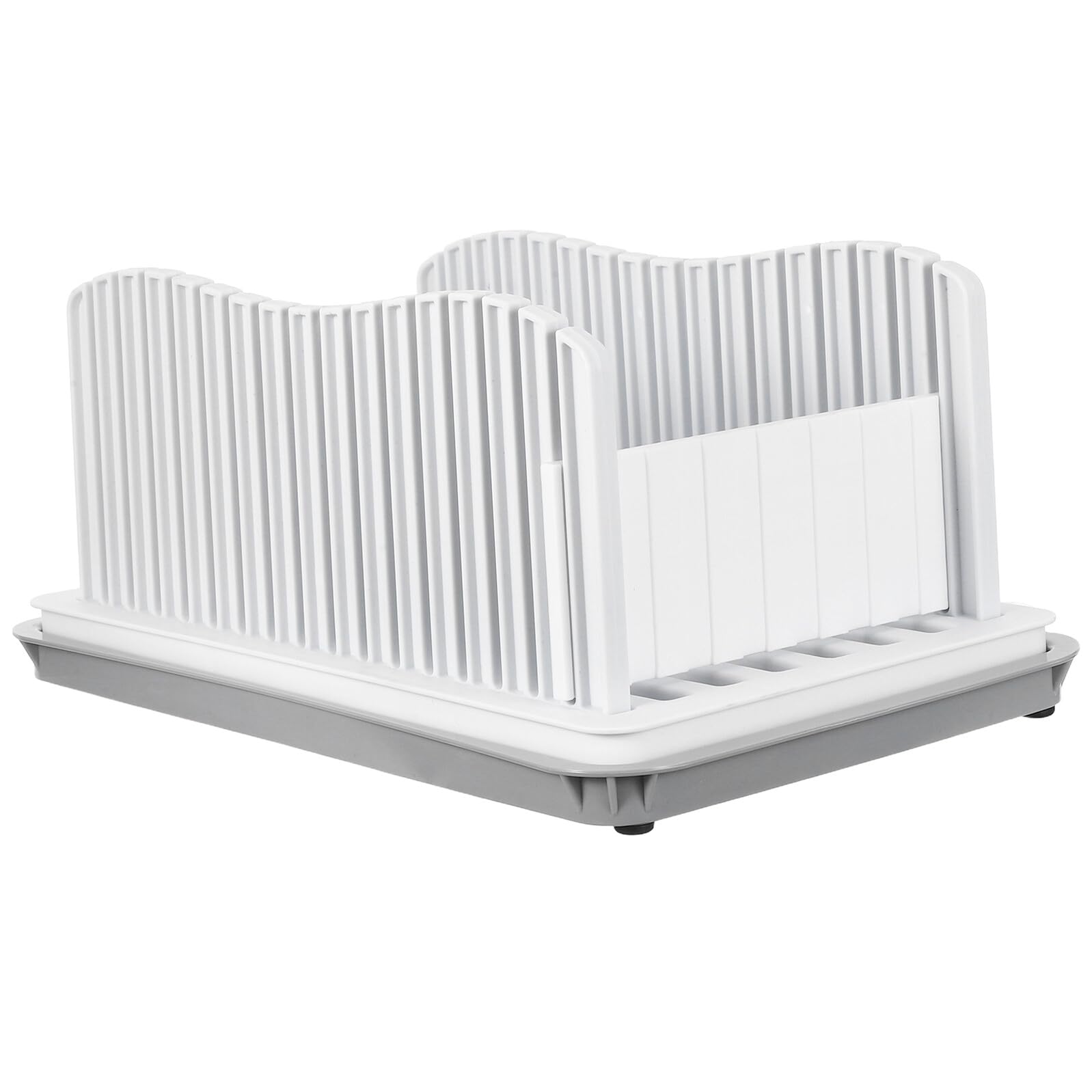 Trancheuse à fait maison et guide de découpe de pain réglable en plastique compact