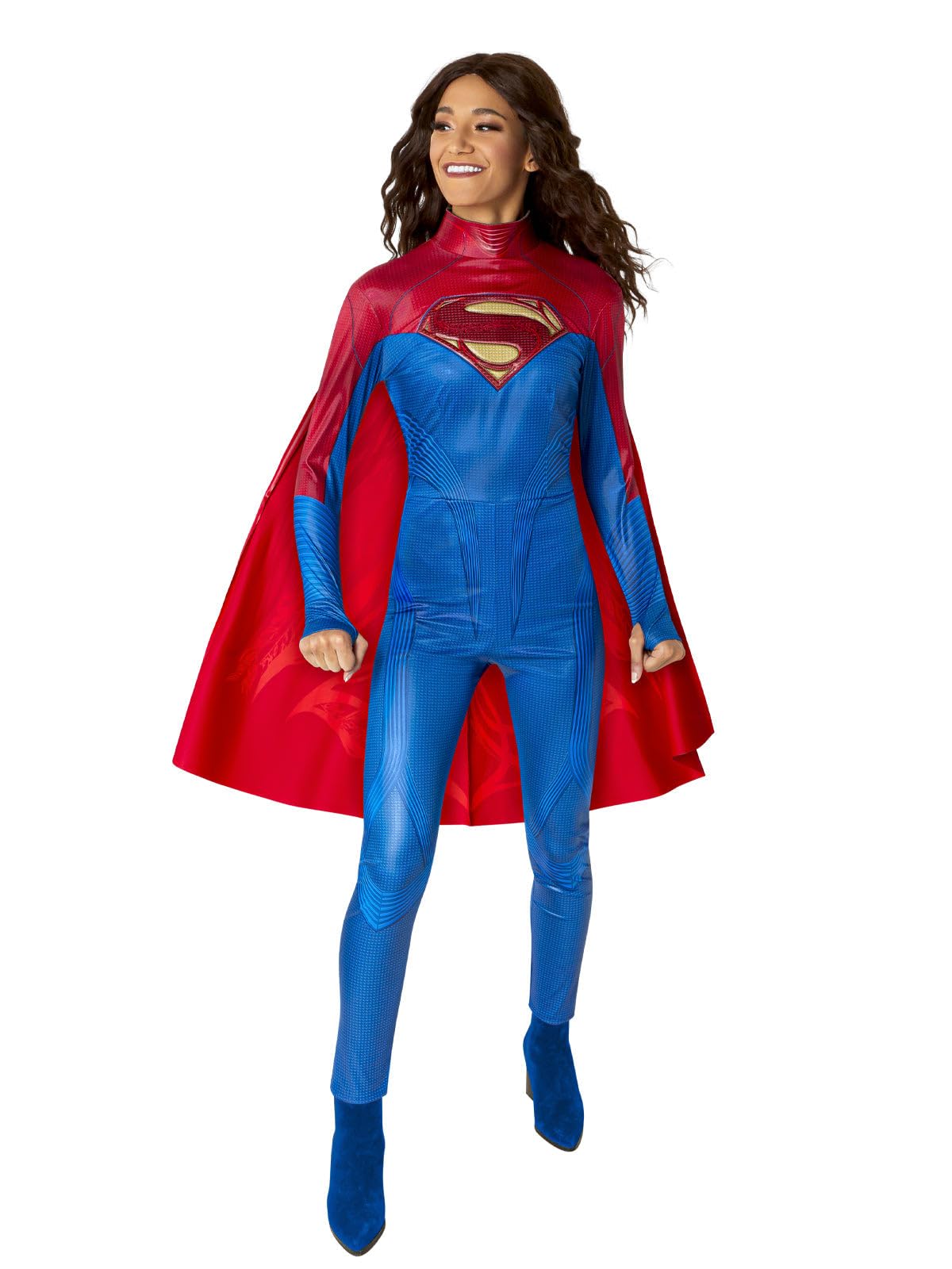 Rubie's womens Dc: the Flash Movie Supergirl Costume Jumpsuit, As Shown, Small