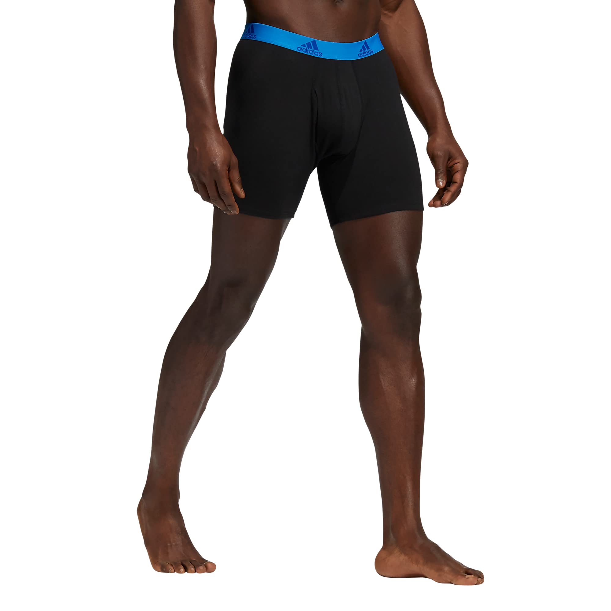 adidas Men's Stretch Cotton Boxer Brief (3-Pack) Intimo Uomo