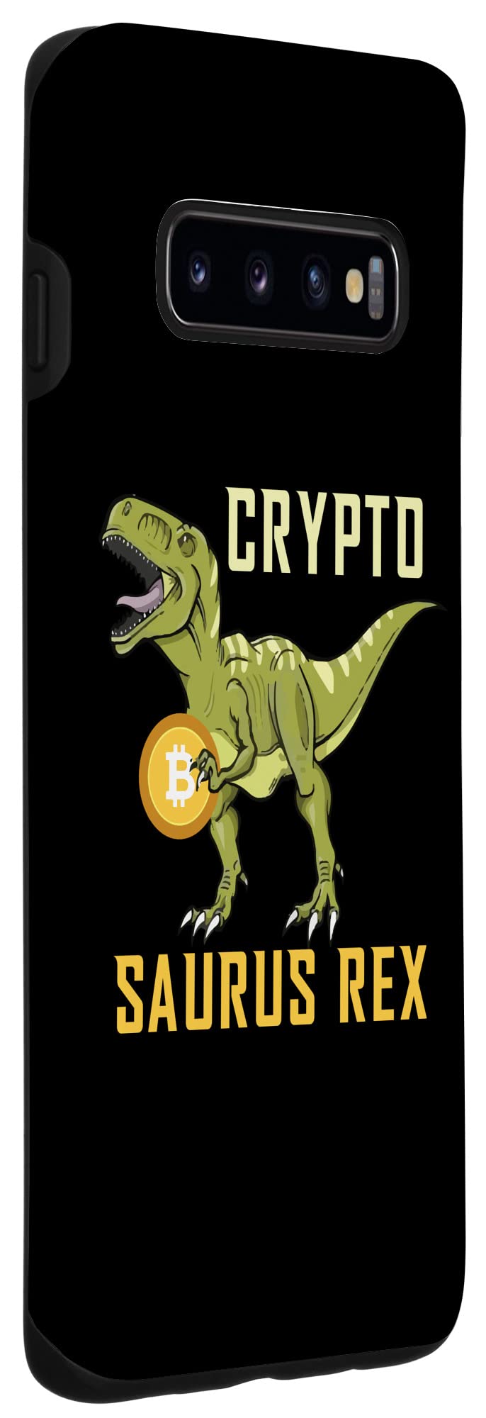 Amazon.com: Funda para Galaxy S10 Cryptosaurus Crypto Saurus Rex Bitcoin  Dino T-Rex : Celulares y Accesorios