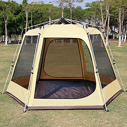 Carpa automática para 3-4 personas con porche y doble capa miniatura 4