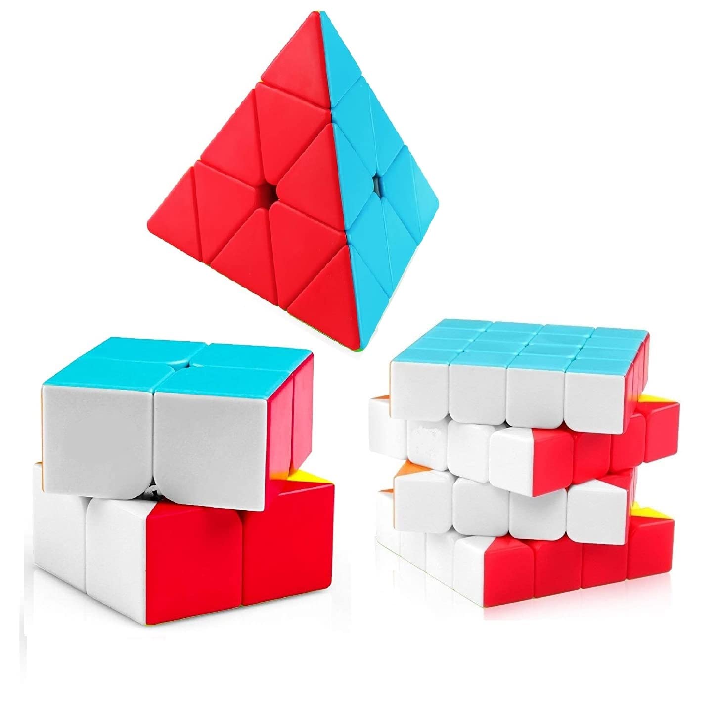 AUTHFORT Cube 2X2, 4X4 And Pyraminx Pyramid Triangle Puzzle For Kid Cubes Combo Set Of 3 (B0B5LCG78V) Amazon Price History, Amazon Price Tracker