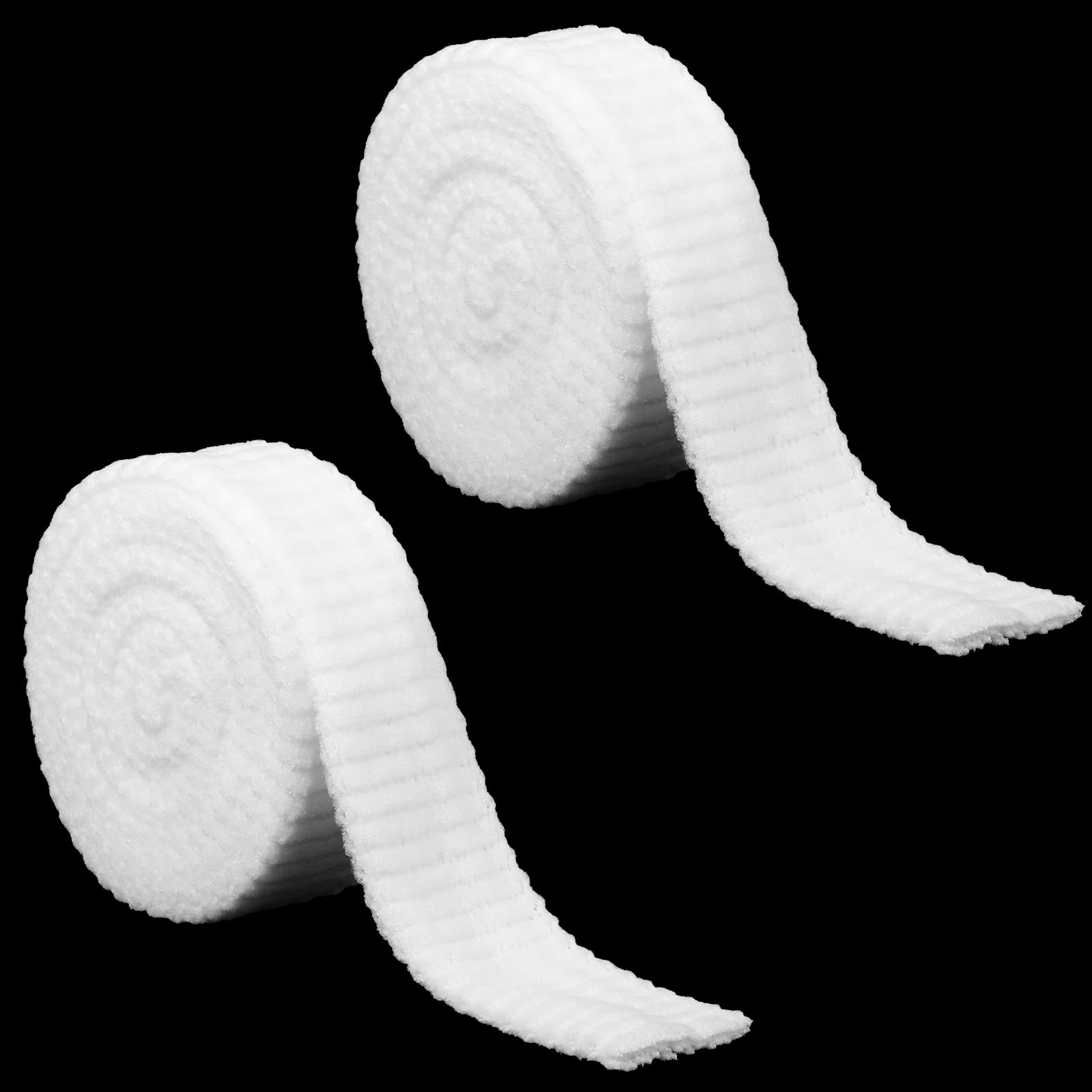 2 Rolls Tubular Bandage Elastic Tubular Gauze White 2M Net Wound Dressing Stretch Dressing Retainer Mesh Net Bandage Wrap for Arm Leg or Foot Without The Use of Adhesive Tape