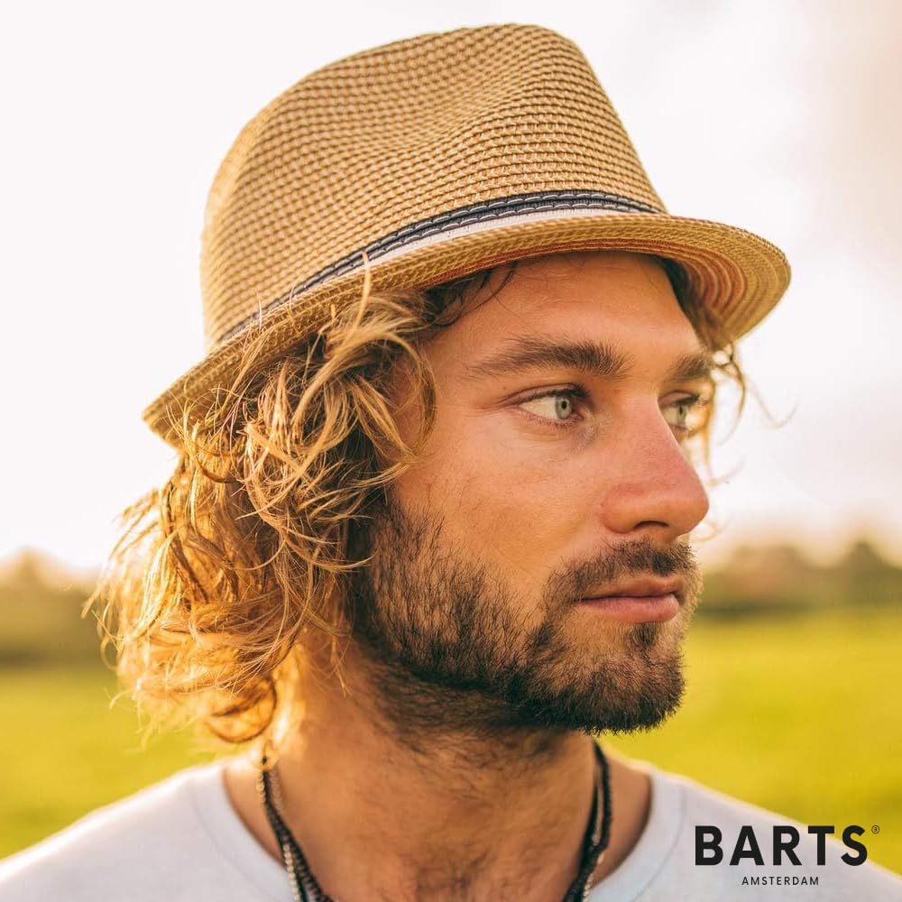 Barts Sombrero de Paja Fluoriet Trilby Hombre - Sol Verano Playa Primavera/Verano