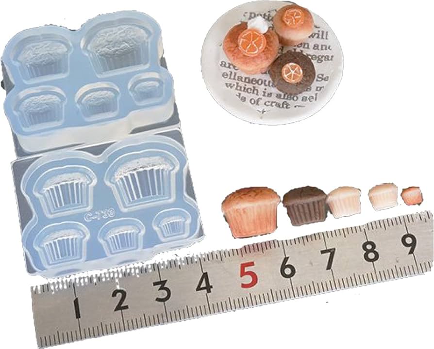 ミニチュア☆モンスターカップケーキチャーム☆ハンドメイド 2024-09-21 ハロウィンカップケーキ🎃 #食品サンプル#ミニチュア