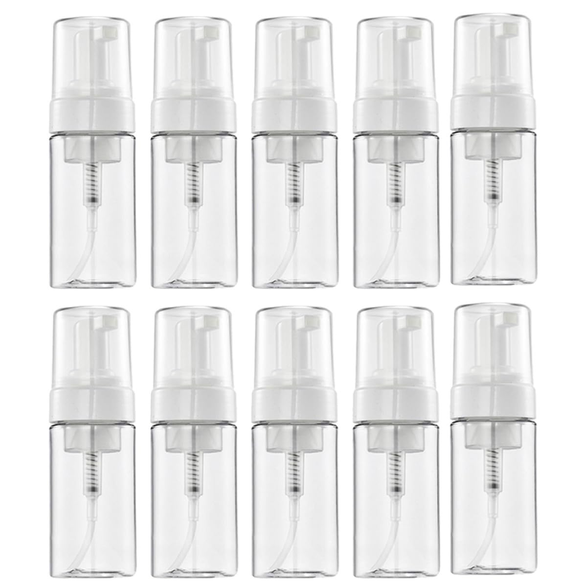 Bouteilles Pompe à Mousse Plastique Rechargeables et Économes 100ml