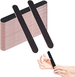 36 Pack Nail Files, Black Professional Nail Files Double Sided Emery Board Nail Files Manicure Nail Files for Gel Nails Acrylic Nails Natural Nails(100/180 Grit)