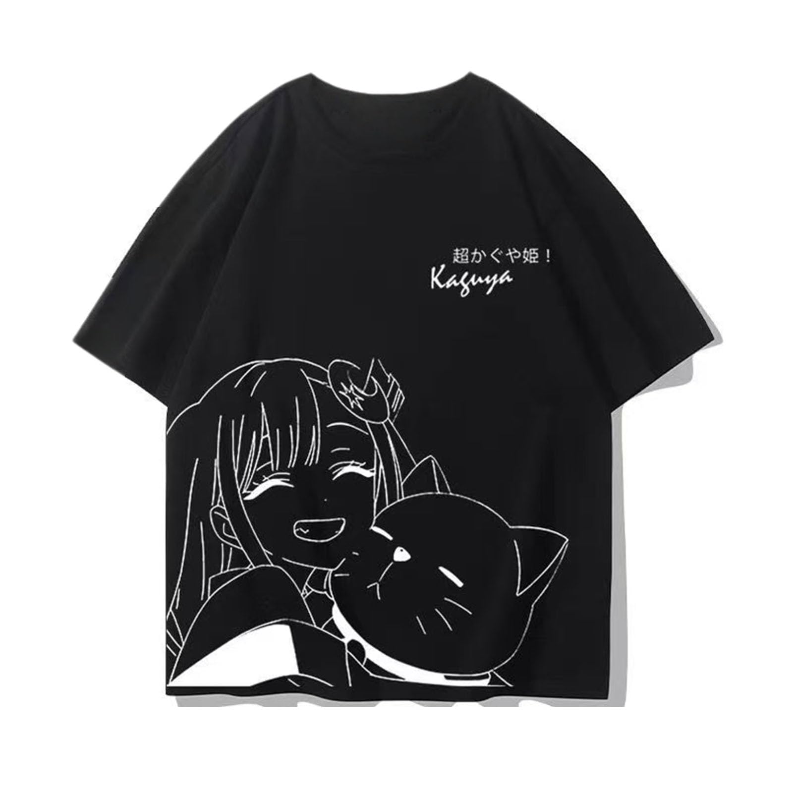 Amazon.co.jp: [TGHSJT] 超かぐや姫 tシャツ 半袖 かぐや 月見 ヤチヨ