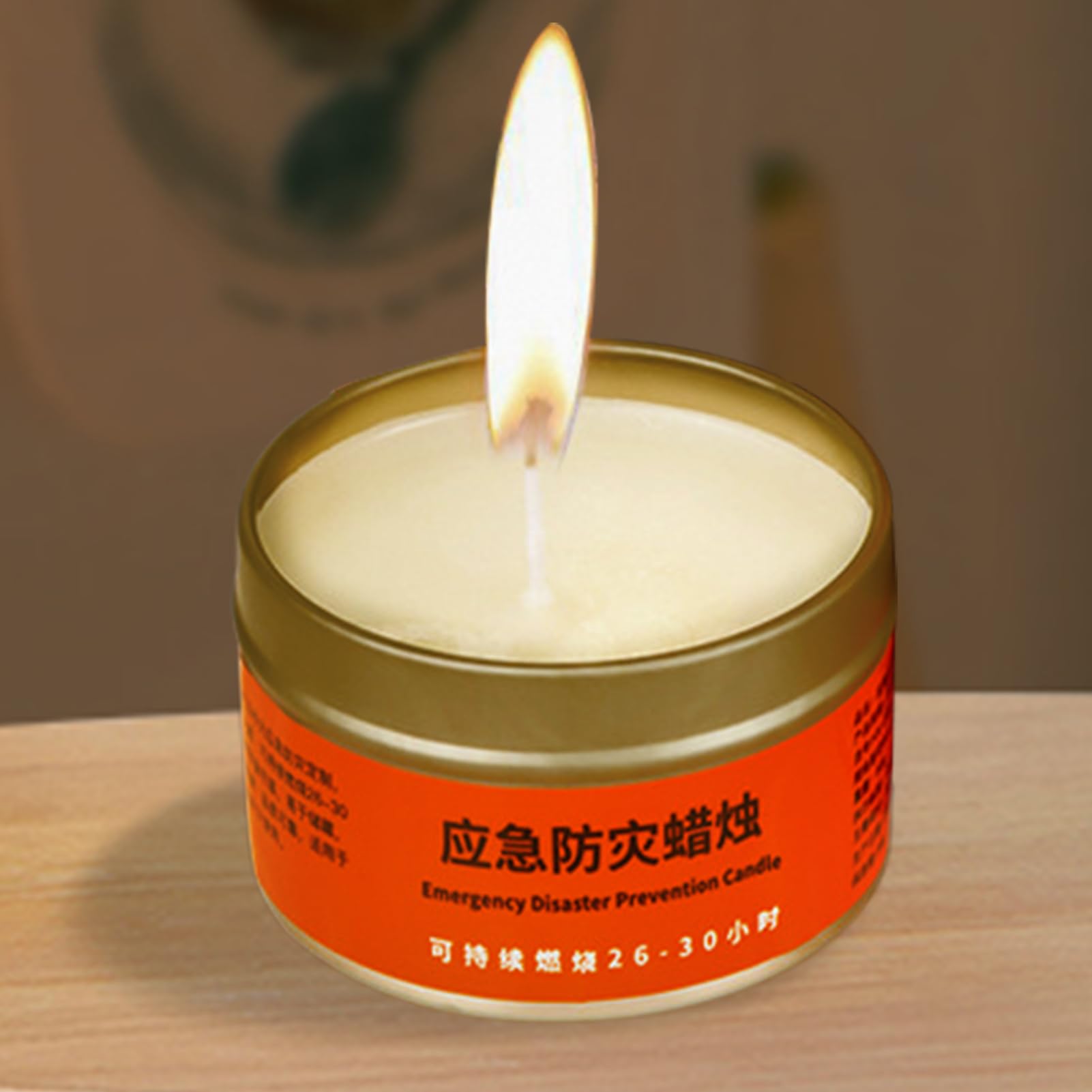 Bougies De Survie, 5 Pièces Bougie De Survie Longue Durée, 30 Heures, Équipement Multifonction Pour Camping Préparation Tempête Éclairage Abri
