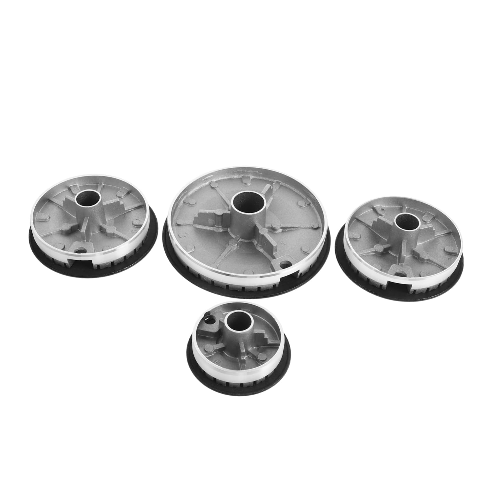 Tapa de Quemador de Gas Negra de Aluminio E Hierro para Cocina