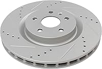 Vista 4 de TRQ Kit de rotor de freno metálico delantero compatible con Camaro SS Regal Turbo