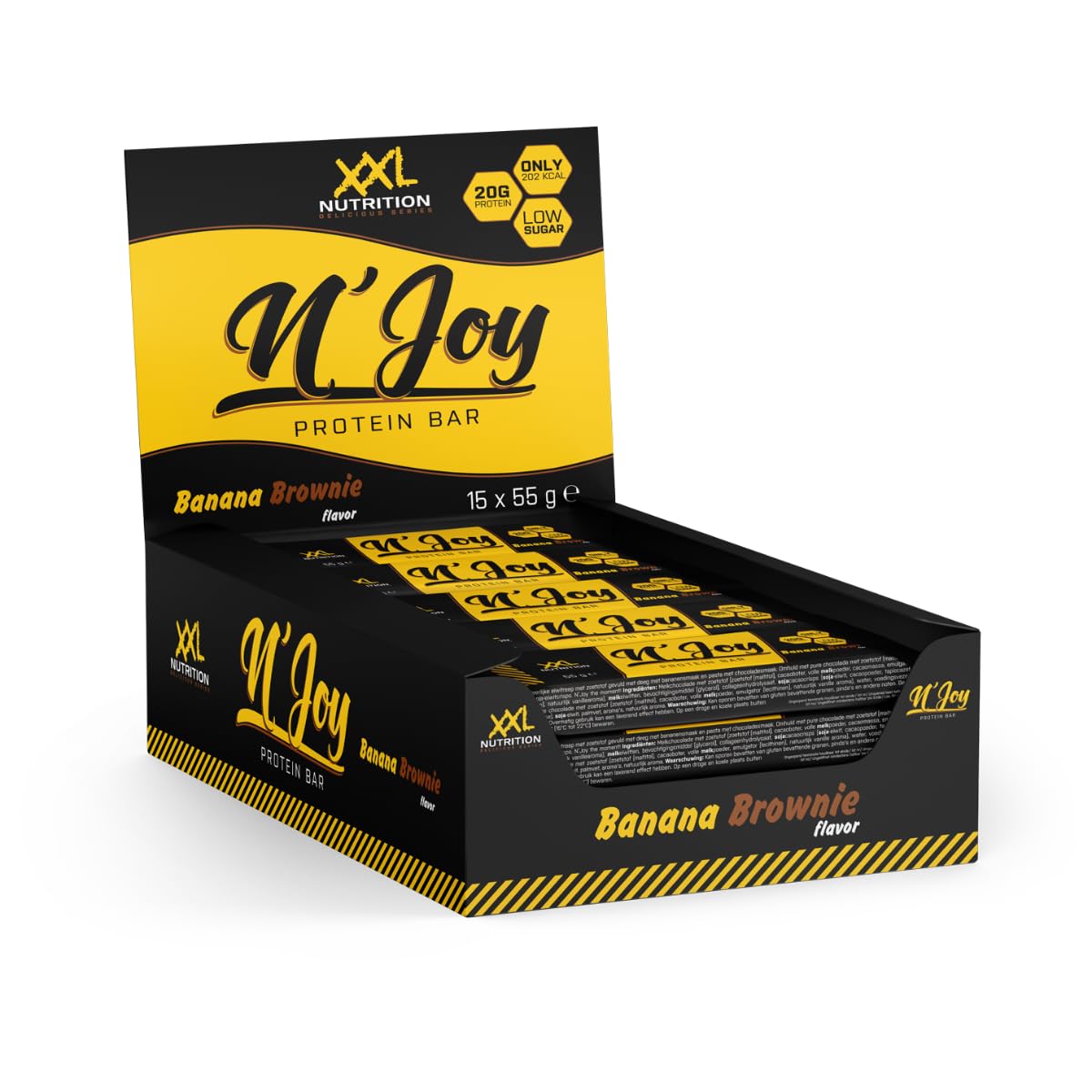 N'Joy Protein Bar - 15 pack - Banana Brownie