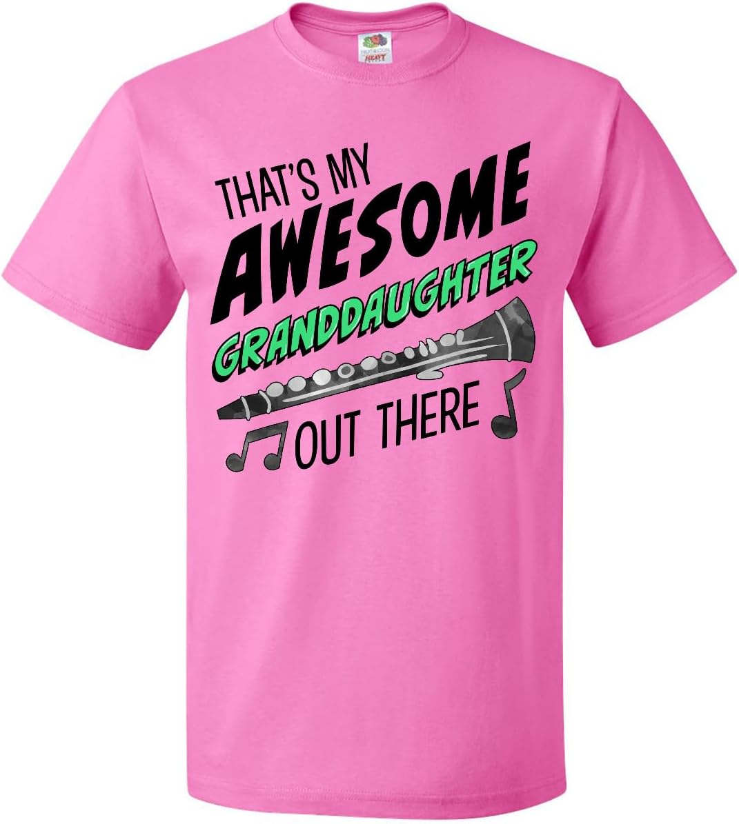 inktastic That's My Awesome Granddaughter Out There with Clarinet Adult T-Shirt