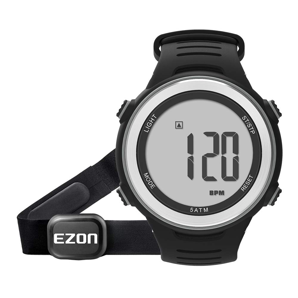Amazon | EZON 心拍数モニターとチェストストラップ、エクササイズ用