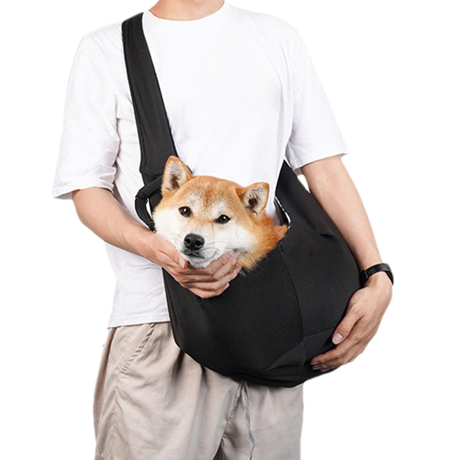 Transportador manos libres ajustable para mascotas pequeñas: bolsa de viaje para perros