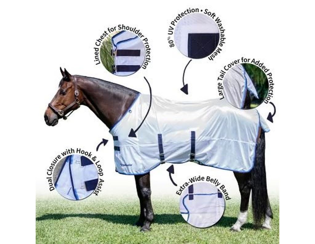 Defender Sheet Silver Elite Standard Neck Fly 72 White Blue 720940