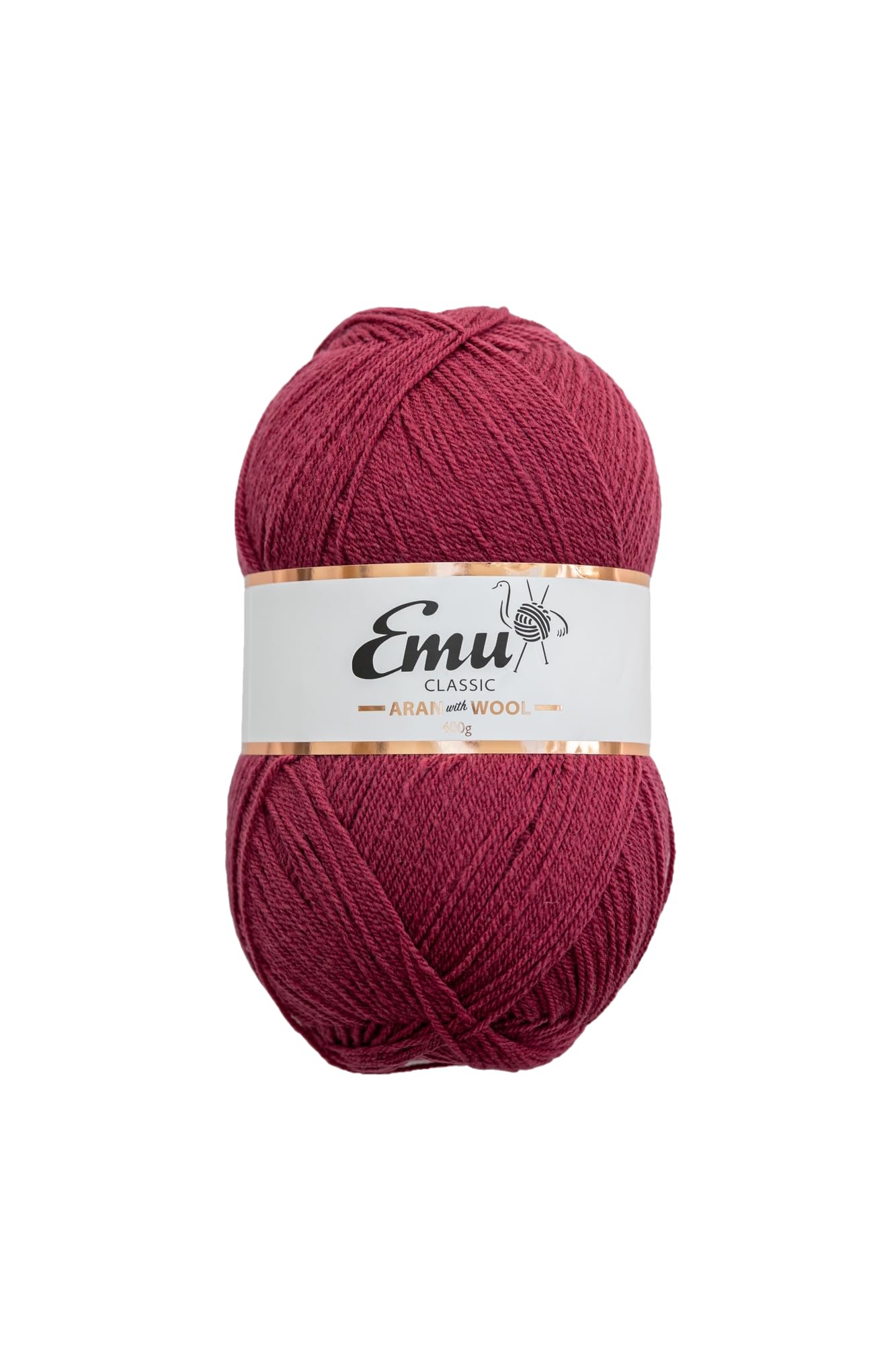 Emu Classic Aran with Wool 400g Ball Acrylic Blend Yarn 840m, Victorian Rose - 219