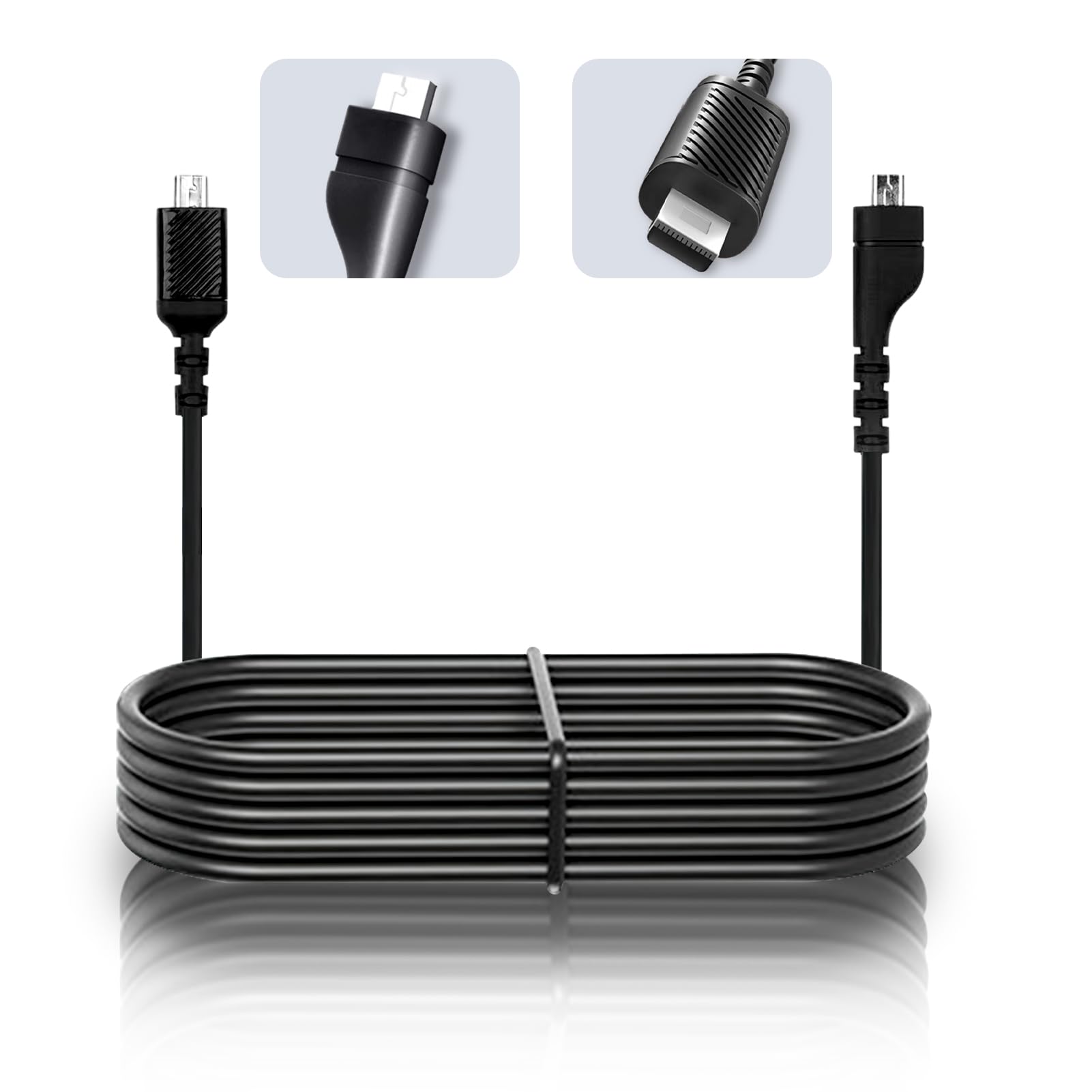 Runquit Replacement Audio Headset Cable for SteelSeries Arctis 7/Arctis 5/Arctis 3/Arctis Pro Gaming Headphones Sound Card Extension Wire with 3.5mm Cable Adapter1.5M(5Ft) Black