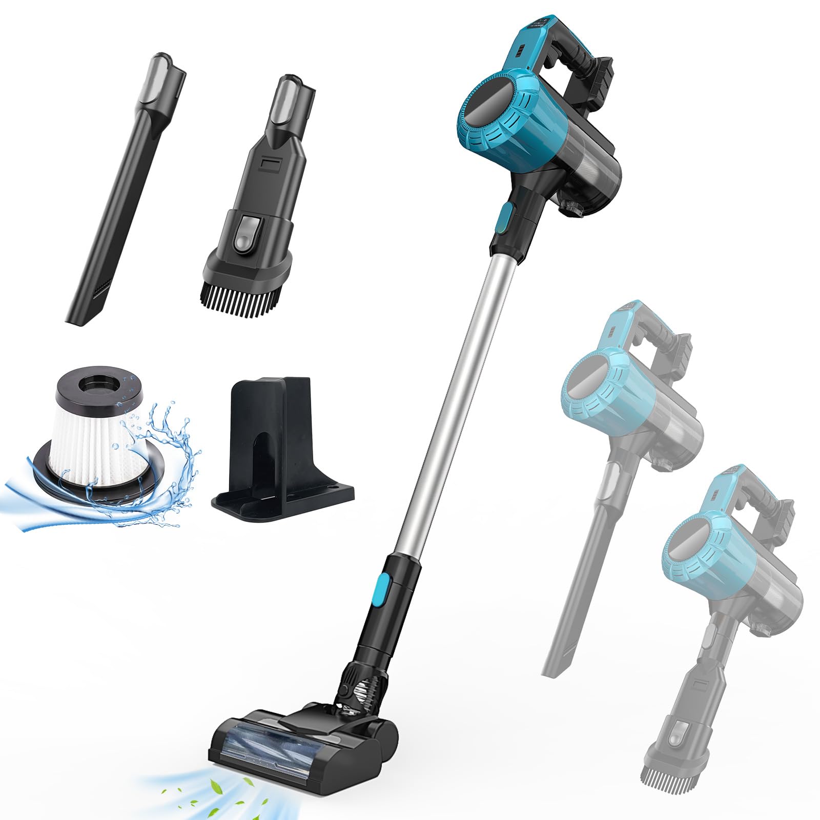 Cordless Vacuum Cleaner Compatible with Makita 18V Battery(140W 15000PA)