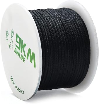 9KM DWLIFE 100% Kevlar Cord Multi-Purpose Braided Cord High Strength Ropes