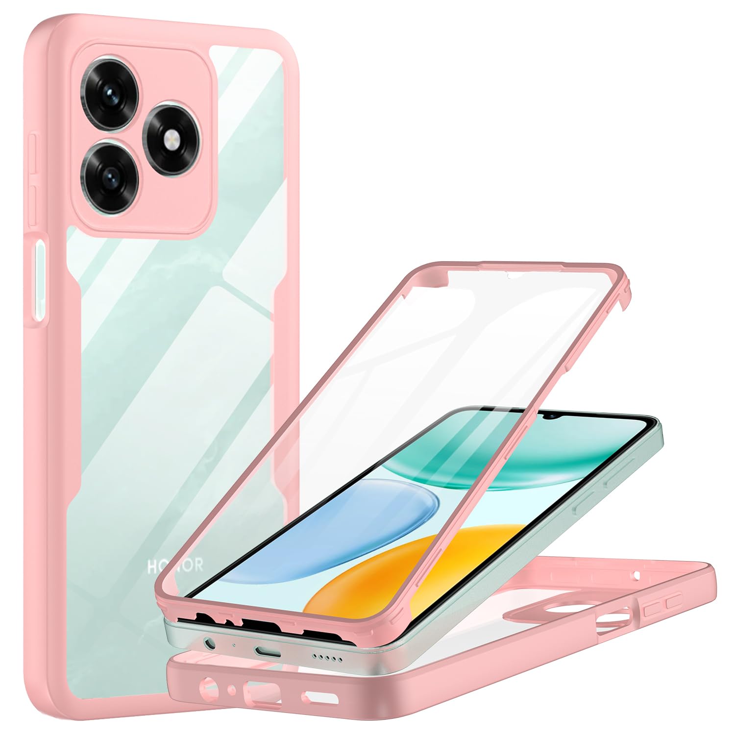 Wanglaism Custodia per Honor X5C plus, con 1 confezione di protezione dello schermo in vetro temperato, Honor X5C plus Flip custodia in pelle del Wanglaism Custodia per Honor X5C plus, con 1 confezione di protezione dello schermo in vetro temperato, Honor X5C plus Flip custodia in pelle del