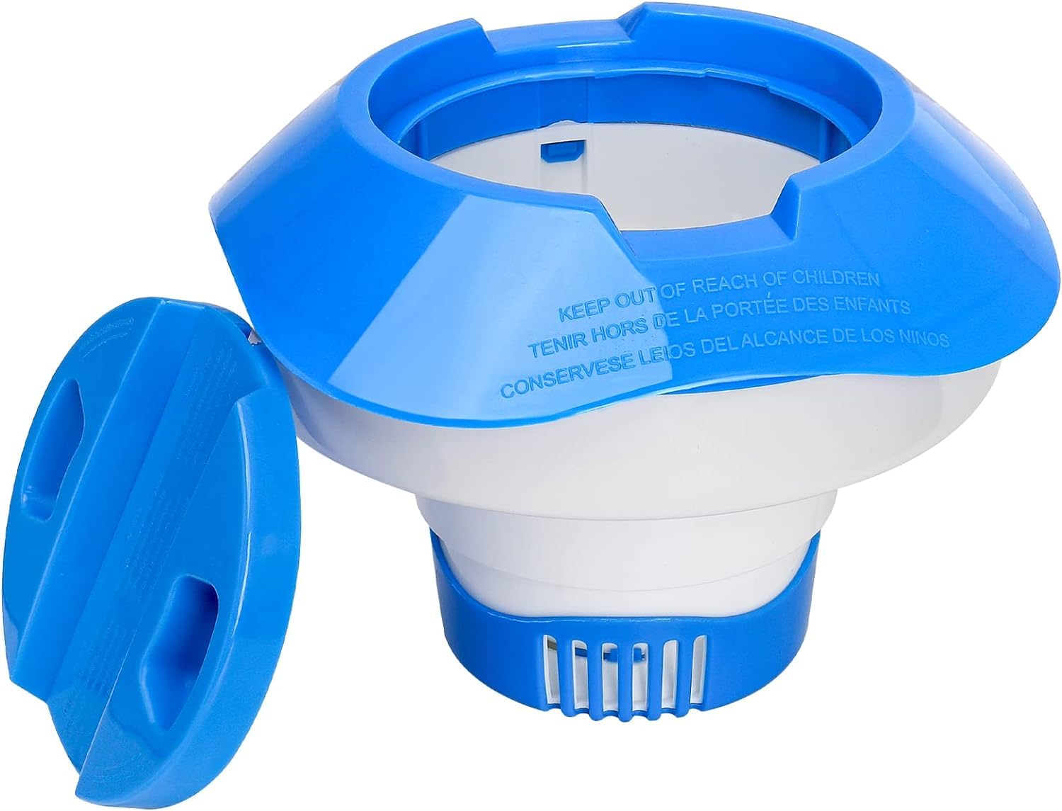 7 Pouces Distributeur de Chlore Flottant, Distributeur de Chlore pour Piscine, Diffuseur Flottant, Diffuseur Chlore Piscine, Distributeur de Chlore, pour Piscine/Spa/Aquariums