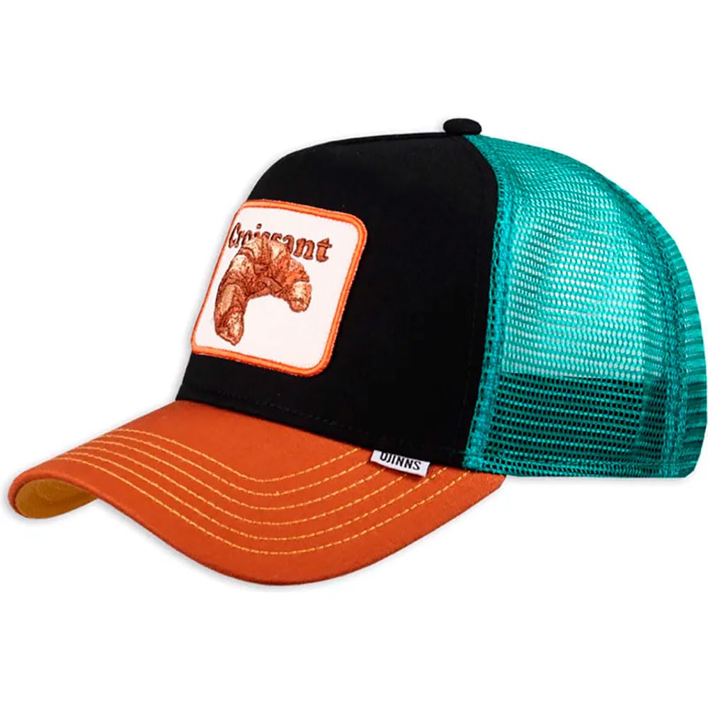 Djinns HFT Trucker Cap Food Croissant Black - One-Size