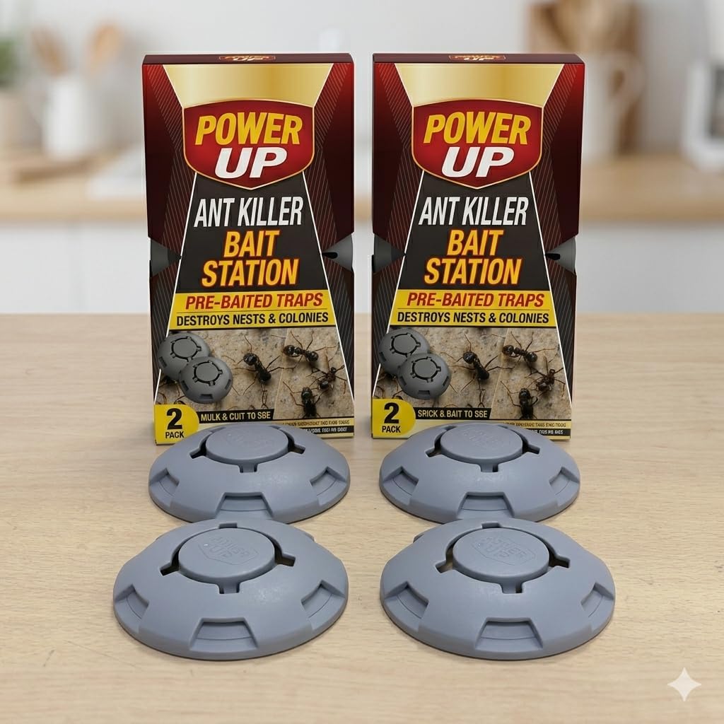 โ Ant Killer Bait Station for Destroys Ant, Insect Repellent, Ants Killer, Pest Control, Let Ants Destroy Their Nests and Other Ants, Perfect for Outdoor and Indoor (4pk)