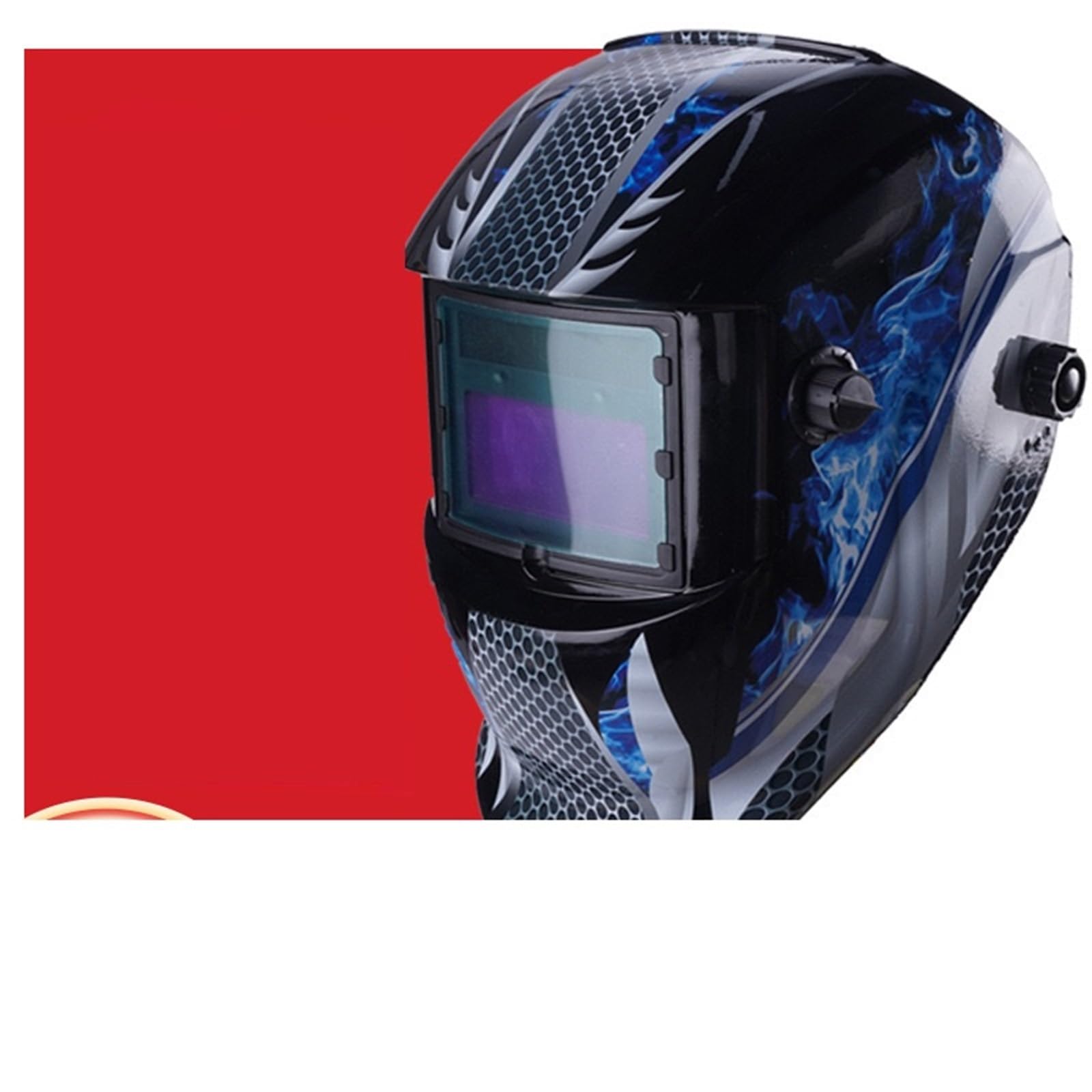 Masque Soudure Automatique,Casque Soudure Casque de soudage Solaire à Changement lumière Automatique, Casque, Casquette, Masque Protection(Blue)
