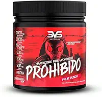 3VS Nutrition Pré Treino Prohibido 360g Sabor Ponche de Frutas