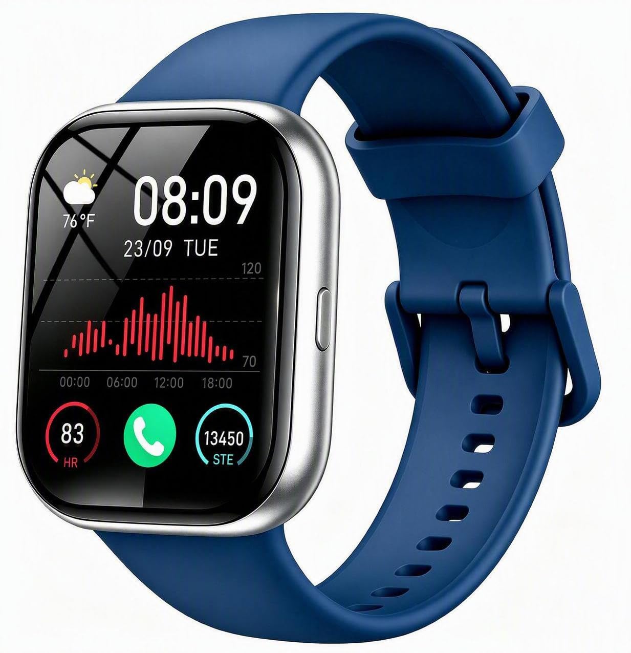 Cillso Montre connectée pour homme et femme avec Alexa IP68
