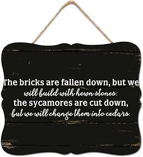 Rustic Hanging Wood Signlive Life In Full Bloom Wood Signs Plaque Saying Quote Vintage Home Family Wall Decor For Home Kitchen Bar Room Garage Bedroom Housewarming Gift 5x10 Inch