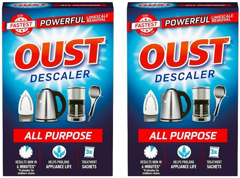 Oust Powerful Kettle Descaler, Limescale Remover DropIn Bag 1 Bag