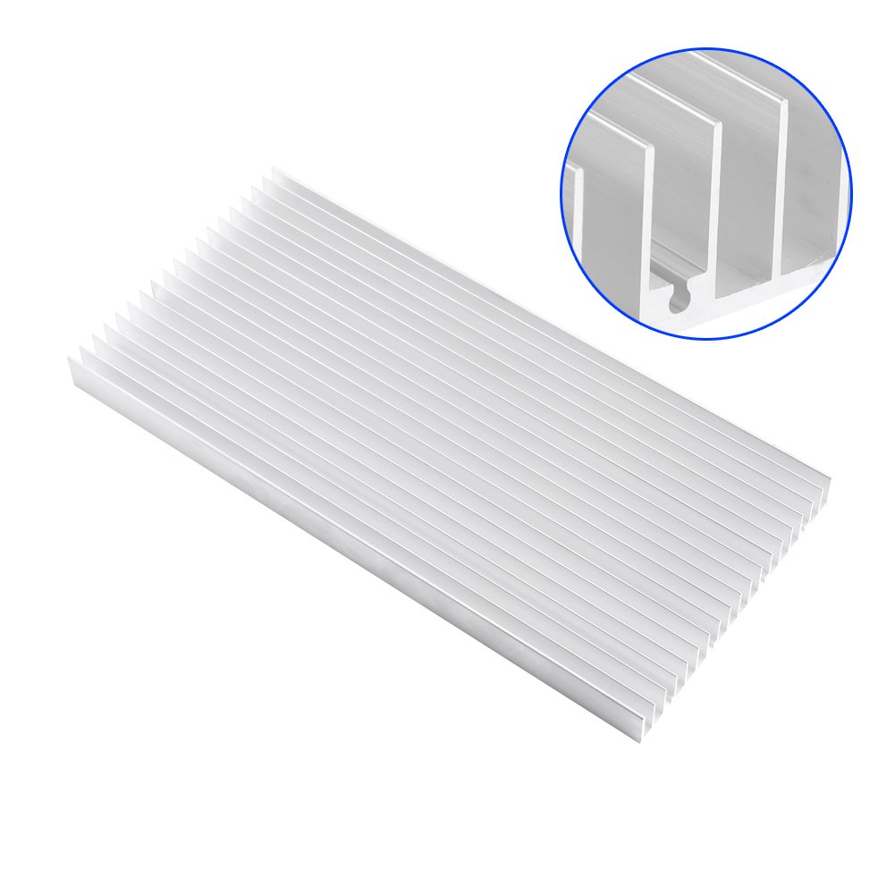 Dissipateur Thermique en Aluminium, Dissipateur Thermique De Refroidissement 300 * 140 * 20MM pour Lumière LED Haute Puissance