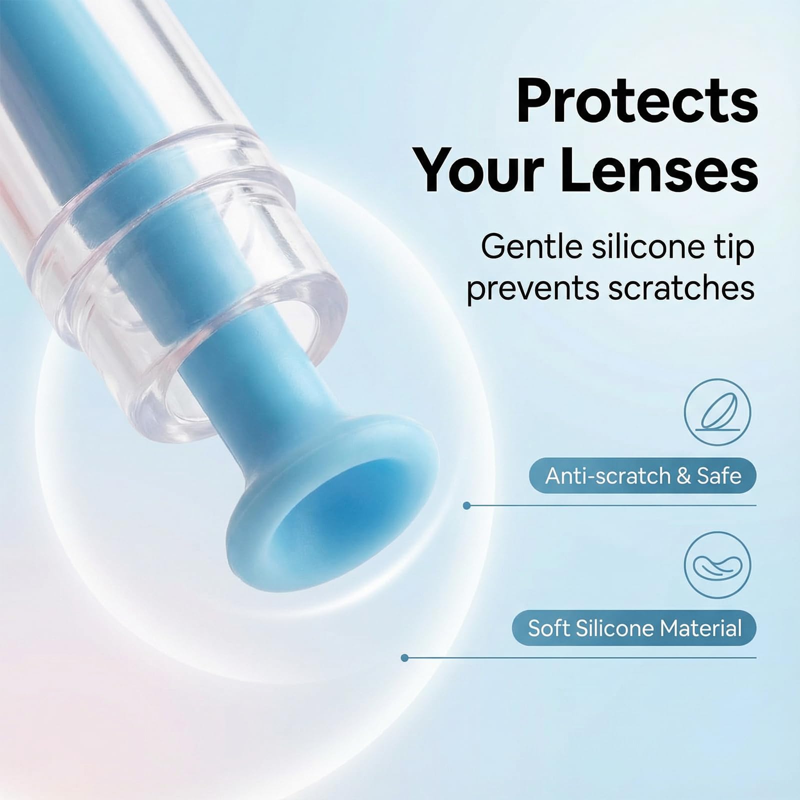 SHANPIN Lentes de contacto de color, herramienta de inserción sin complicaciones para mayor comodidad y precisión, lente de contacto de tamaño de viaje para insertar o quitar el contacto conveniente