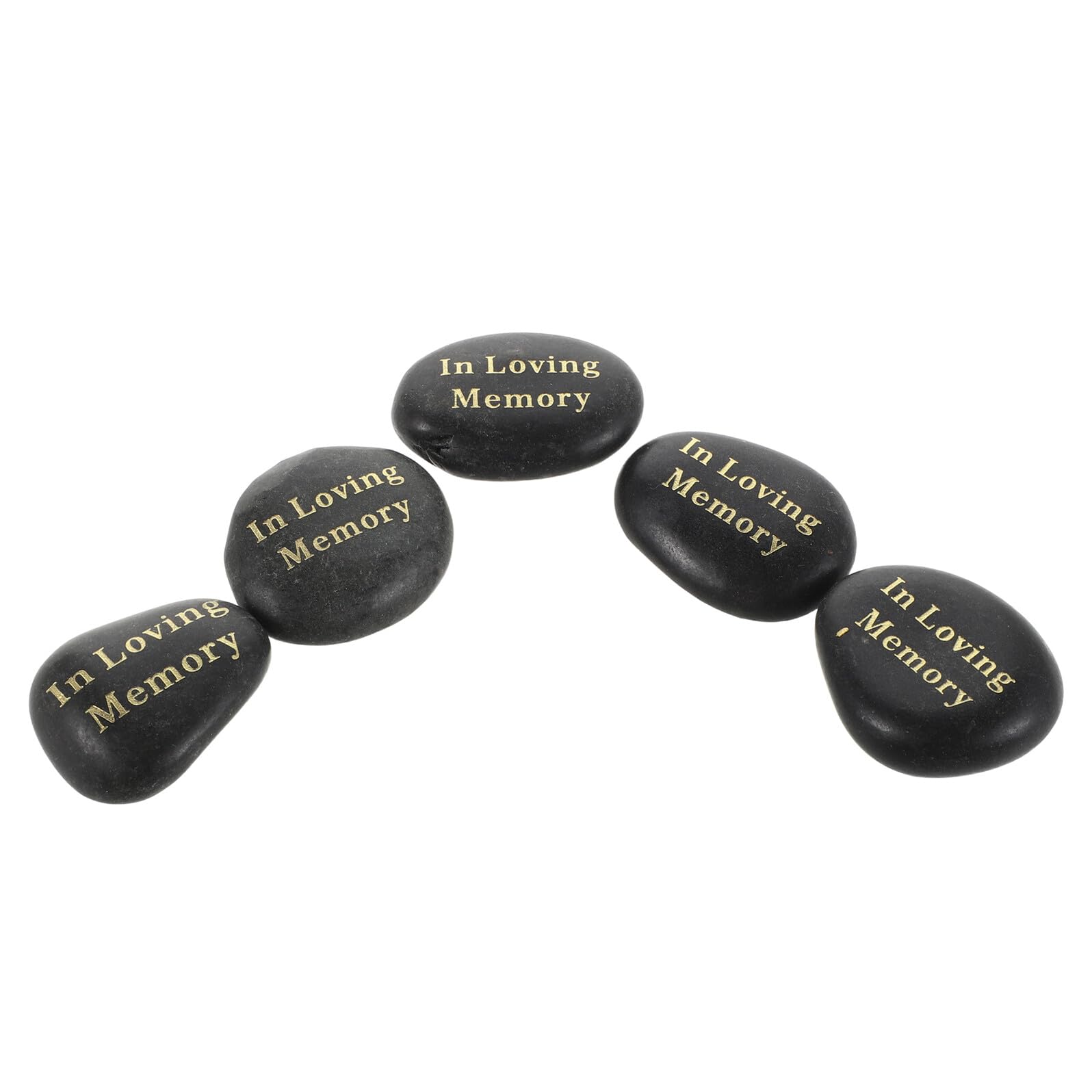 Piedras conmemorativas grabadas y rocas de recuerdo para jardín o cementerio