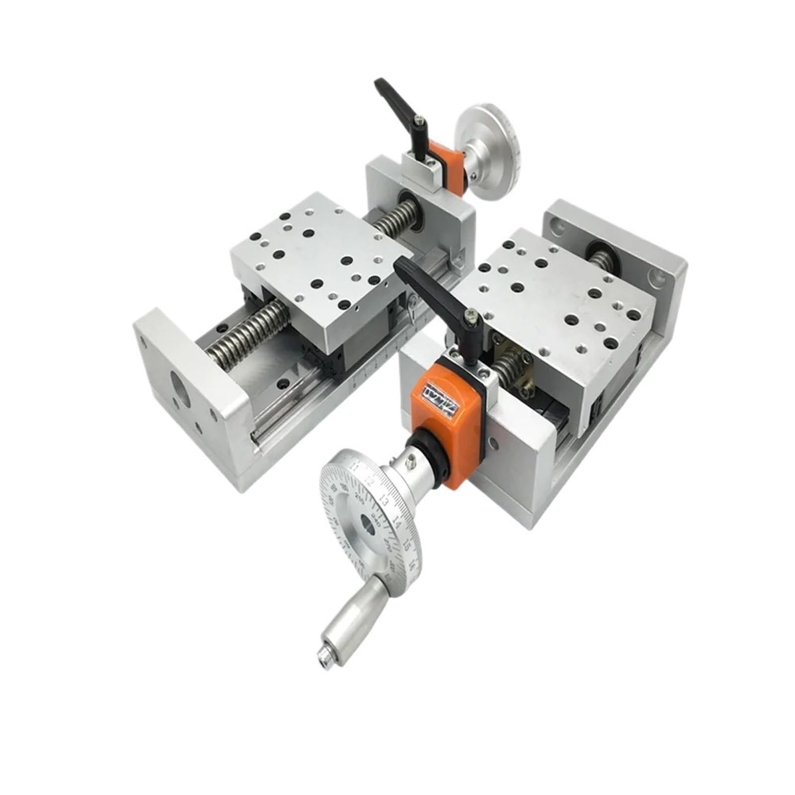 Table coulissante manuelle, course de 50 à 1000 mm, vis type T, actionneur linéaire, affichage numérique, compteur position, rail 120 kg, XYZ CNC(Horizontal Display,100mm Stroke)