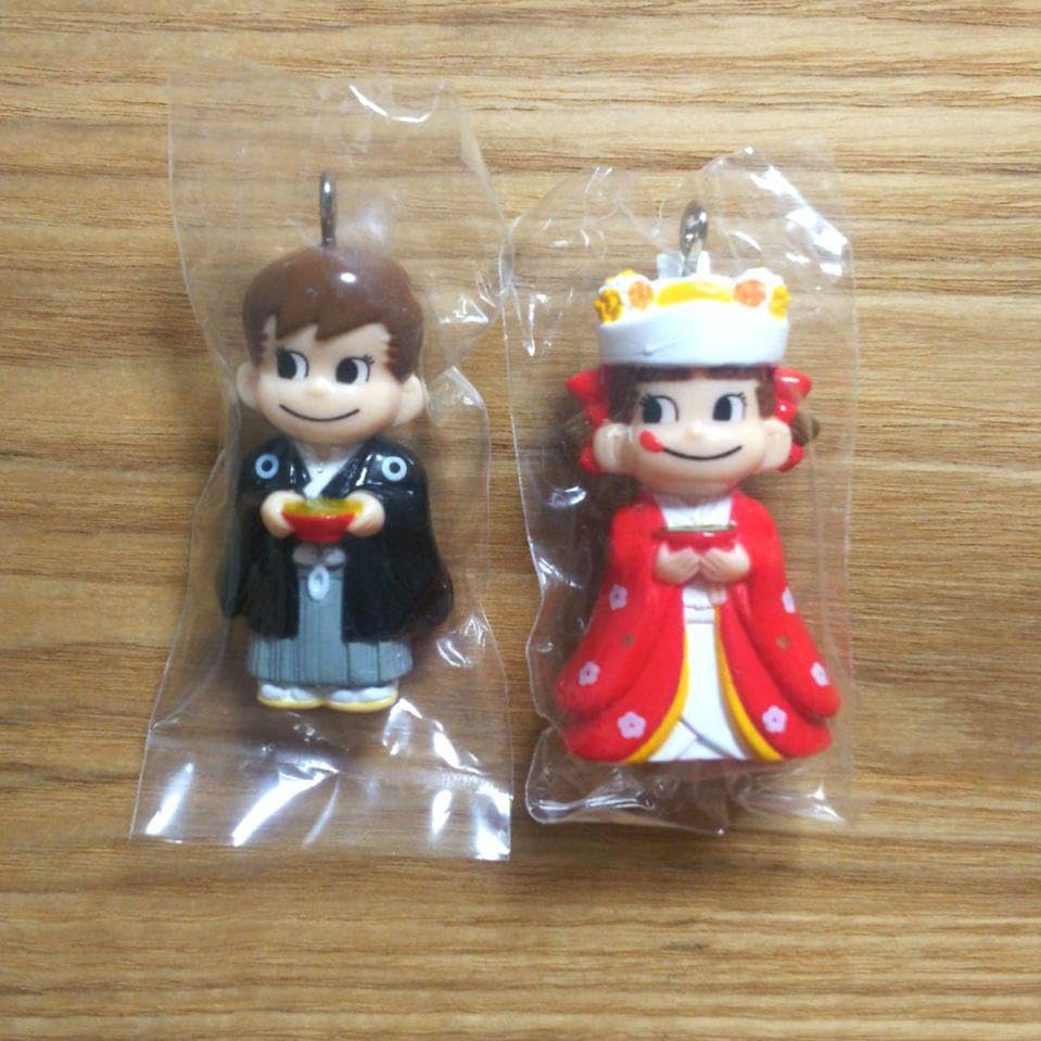 Amazon.co.jp: 不二家 ペコちゃん＆ポコちゃん キーホルダー チャーム 
