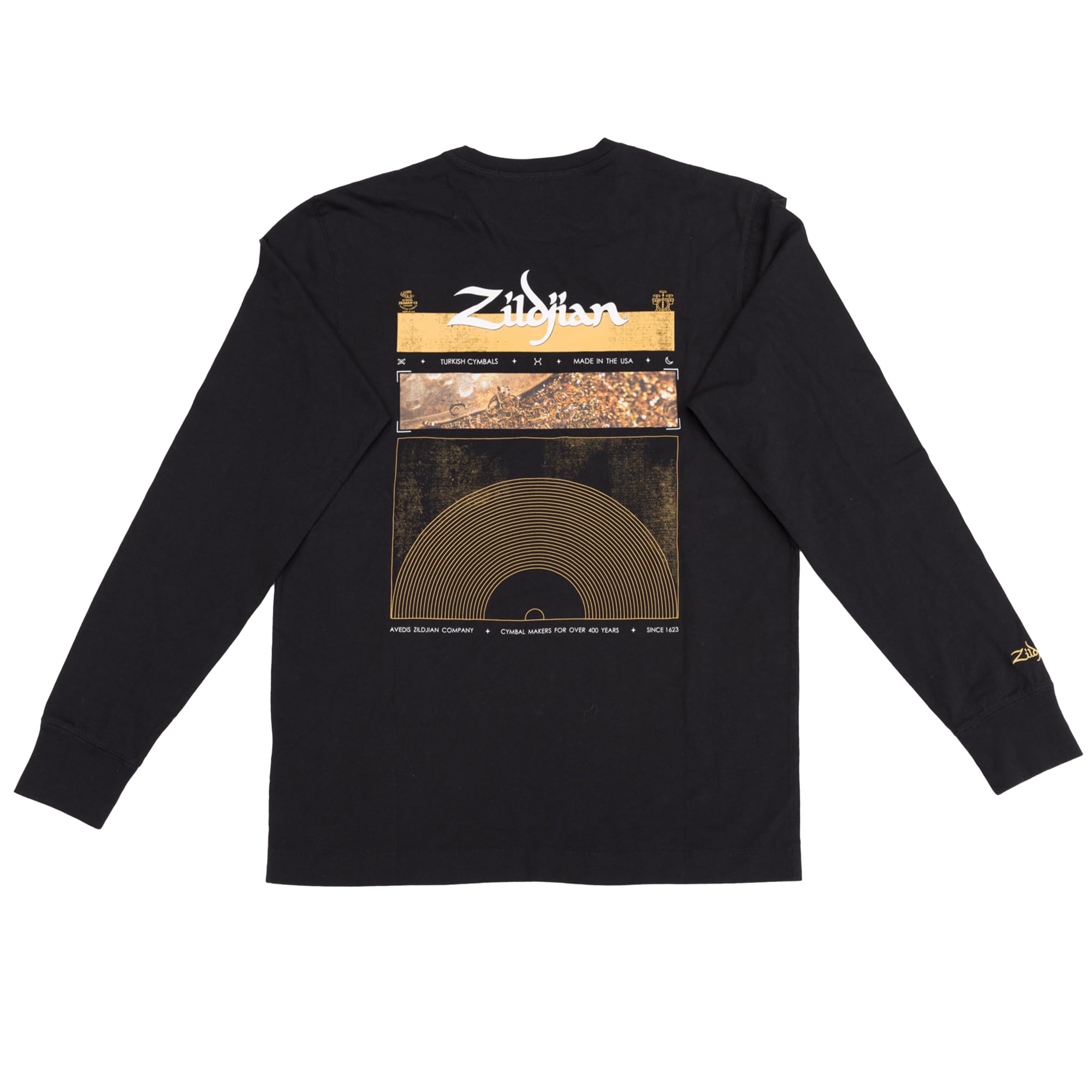 Zildjian T Shirt Manica Lunga Nera - 2XL