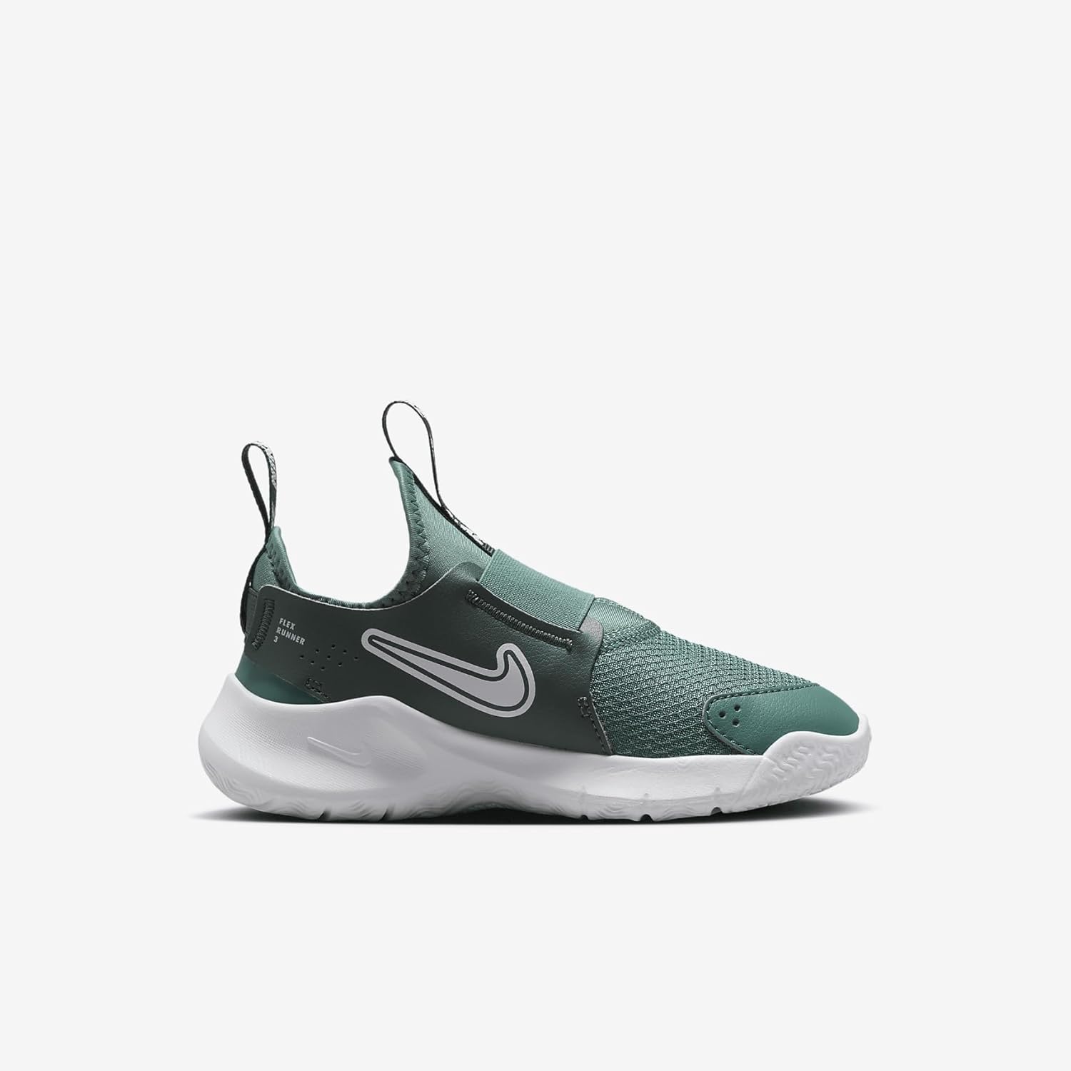 Kids' Nike Flex Runner 3 Shoes (Bicoastal/White-Vintage Green)