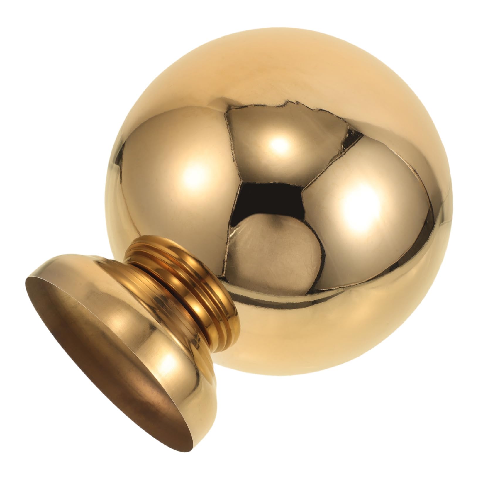 UPKOCH Stainless Steel Gazing Ball with Display Stand Mirror Polished Reflective Garden Sphere for Outdoor Lawn Deck and Fence Decoration Durable Stainless Steel Ornament