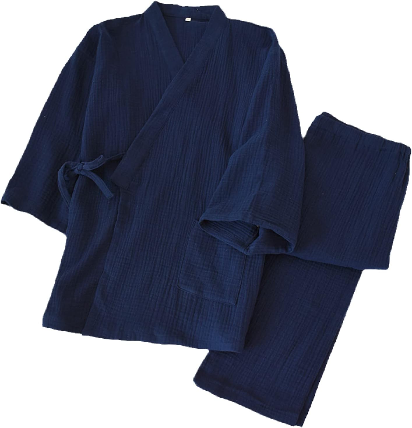 YAROVA Women's Pajamas Set - Spring Summer Cotton Pajamas Nightgown Set Plus Size Men's Home Clothes Women Robe Set S