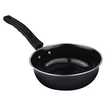 Kashvi Non Stick Induction Cookware Small Tadka Set for Home Kitchen/Combo for Nonstick Aluminium Cooking, Hard Anodised Ceramic Utensils(Black)