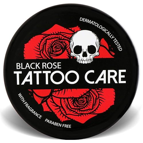 Miniatura 8 de Makra Tattoo Care Black Rose  Ungüento de cuidado posterior y iluminador  para tatuajes nuevos y mayores  Protege e hidrata profundamente  Mejora